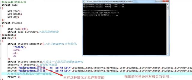c语言基础语法——结构体（精品）