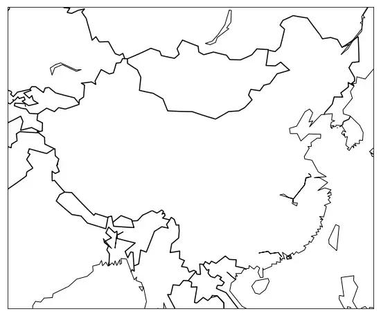 如何用Python画一个中国地图？